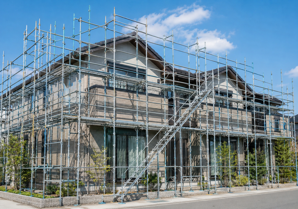 三重県 亀山市 鳶工事 足場工事 改修足場 解体養生足場 吊り足場 新築足場 プラント足場 仮囲い工事 四日市市 鈴鹿市 桑名市 津市