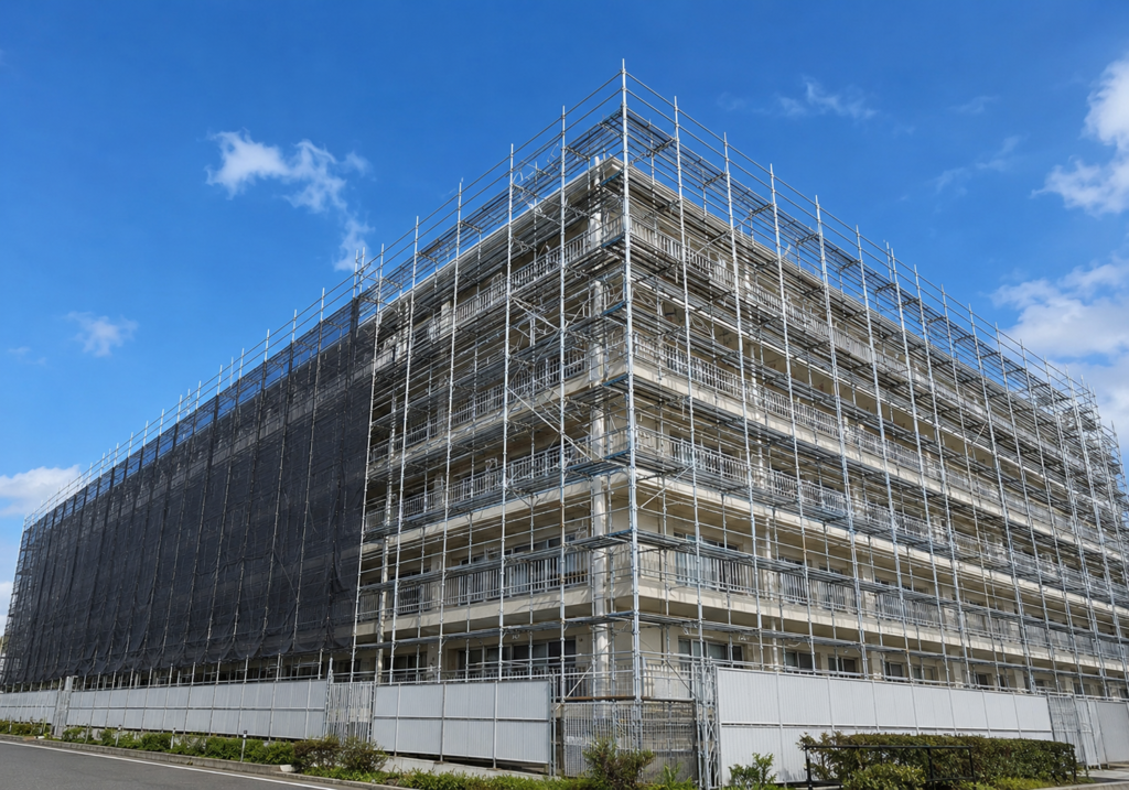 三重県 亀山市 鳶工事 足場工事 改修足場 解体養生足場 吊り足場 新築足場 プラント足場 仮囲い工事 四日市市 鈴鹿市 桑名市 津市