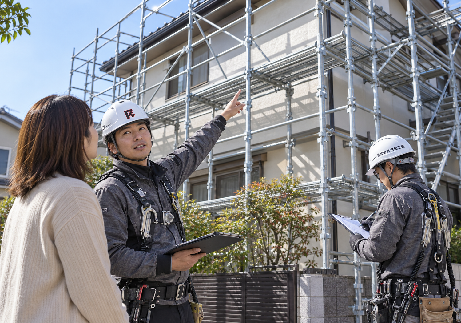 三重県 亀山市 鳶工事 足場工事 改修足場 解体養生足場 吊り足場 新築足場 プラント足場 仮囲い工事 四日市市 鈴鹿市 桑名市 津市
